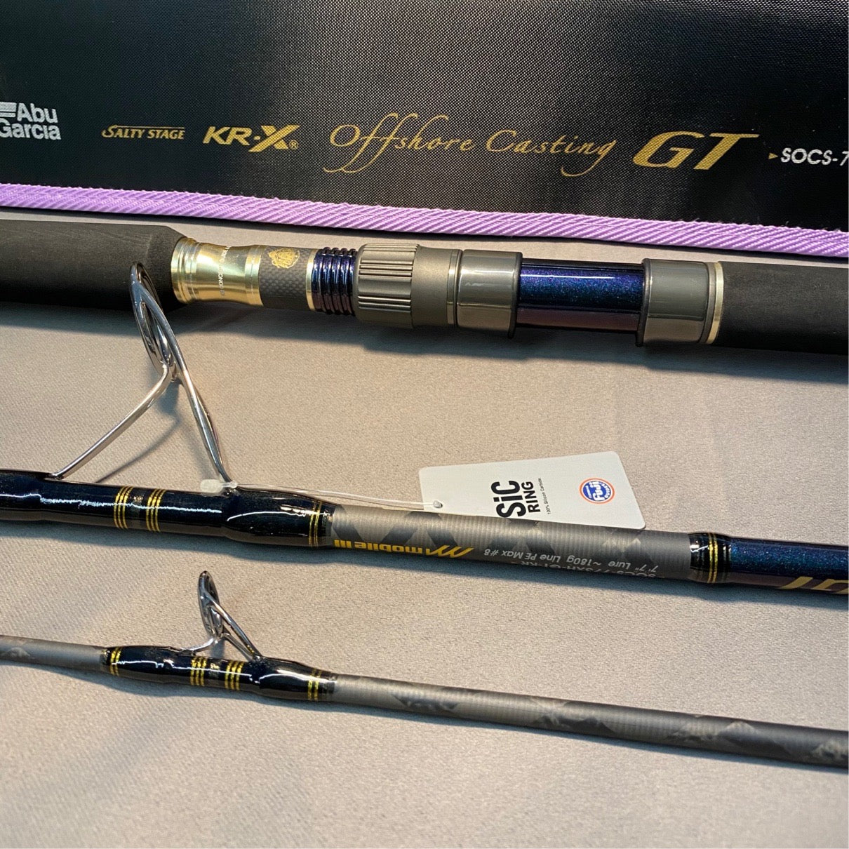 ABU GARCIA- Offshore casting GT- Travel rods -3 pieces