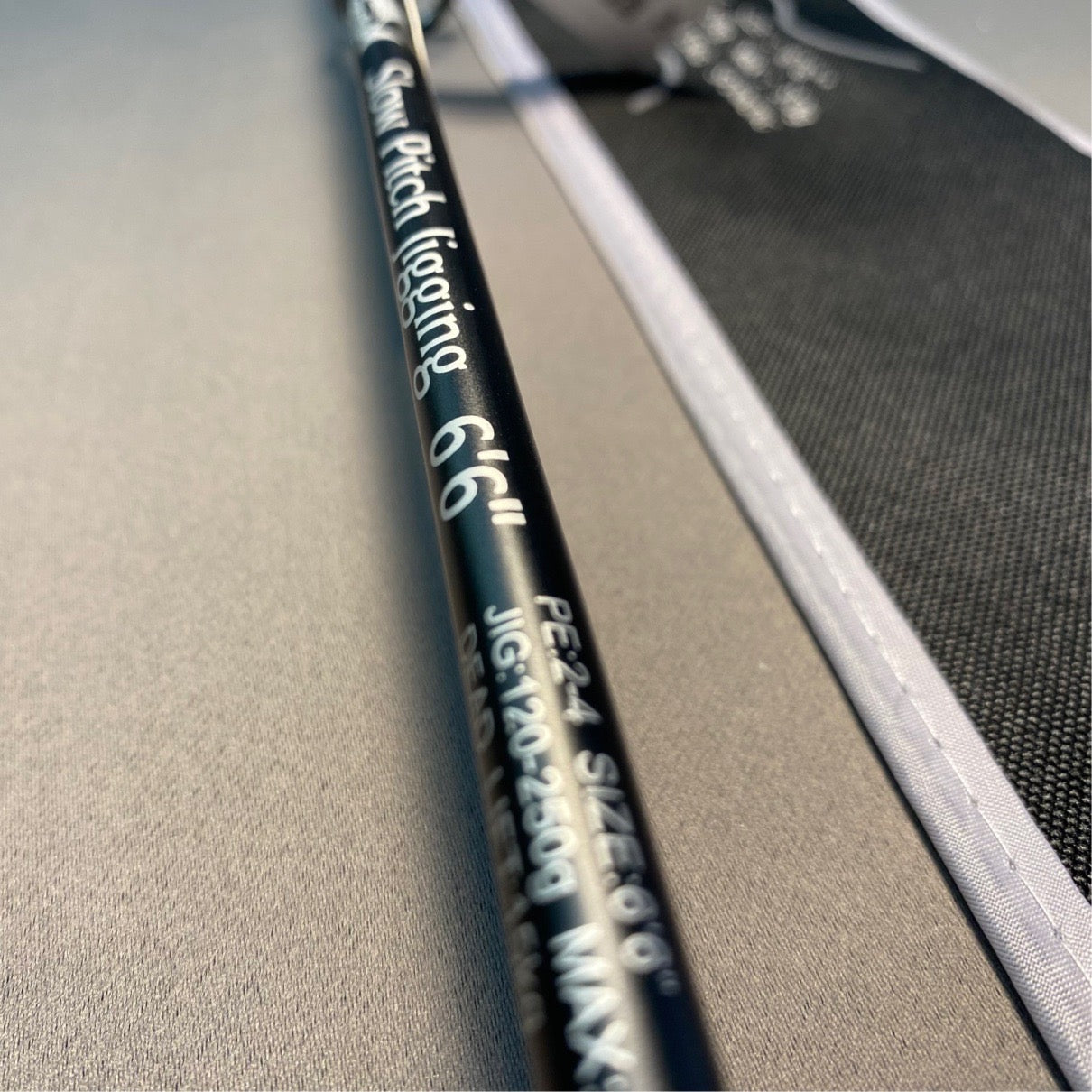 GOOFISH Slow Jig rod - Black - Fuji -6'6 (195cm)