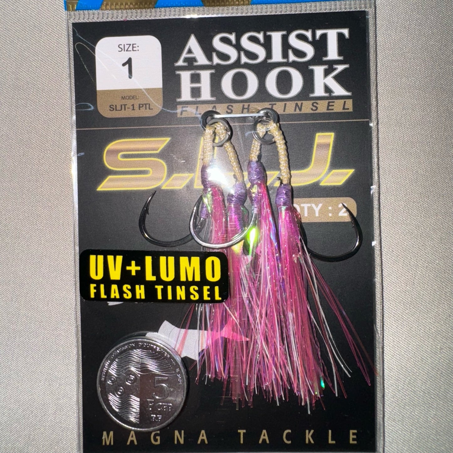 SUPER LIGHT JIGGING DOUBLE ASSIST HOOK