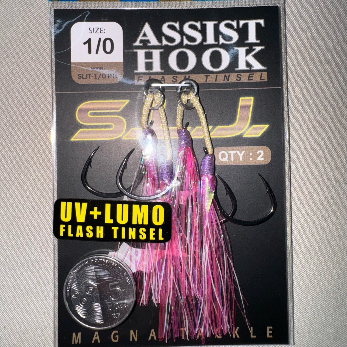 SUPER LIGHT JIGGING DOUBLE ASSIST HOOK