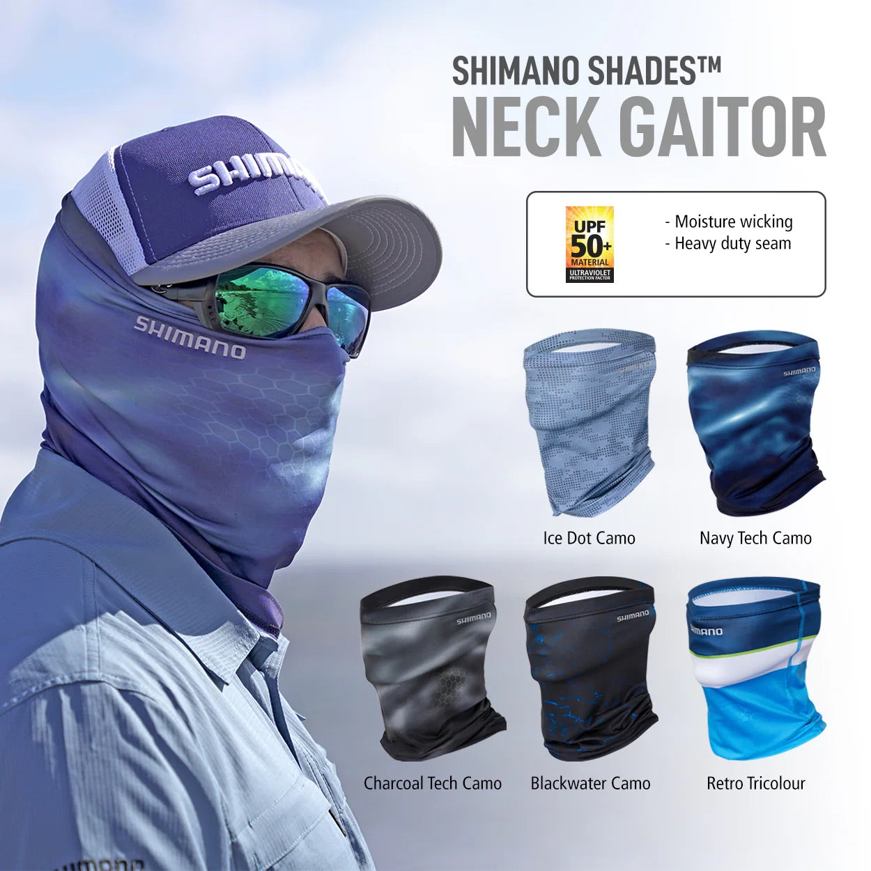 Shimano Sun face protect UPF50