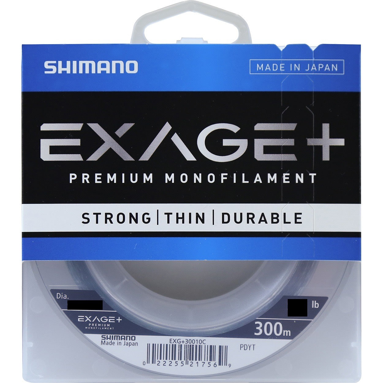 Shimano Exage Mono 10,15,20,30lb-300m